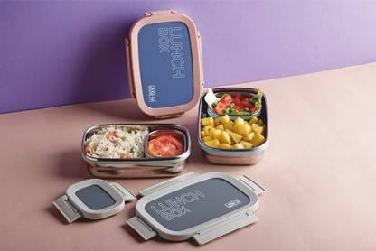 Ganesh ALPHA SENIOR LUNCH BOX 2 Containers Lunch Box