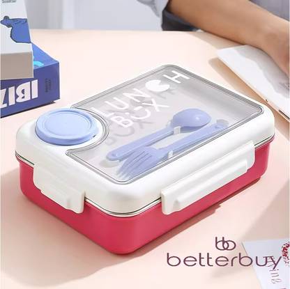 Better Buy Double Layer Bento stainless steel 3 Containers Lunch Box