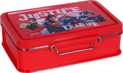 JAYPEE Insu. S.S. Lunch Boxes- Rocksteel Red 2 Containers Lunch Box
