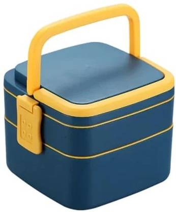 OMI ENTERPRISE DOUBLE-LAYER PORTABLE LUNCH BOX 2 Containers Lunch Box