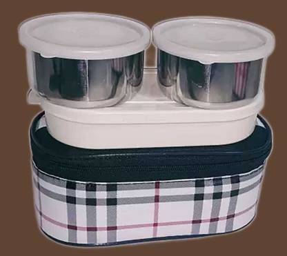 CGC Lunch Box White-37 3 Containers Lunch Box