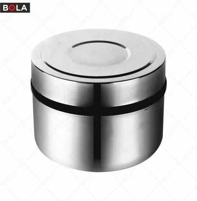 Bola Snap Bite classy A Lunch Box with 2 Steel Containers (500ml) & Plastic Lid 2 Containers Lunch Box
