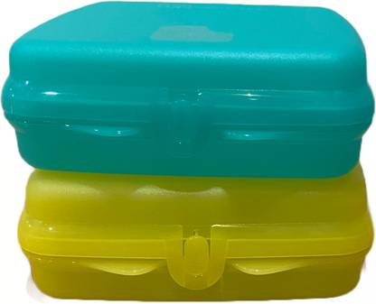TUPPERWARE samwicch keeper 2 Containers Lunch Box