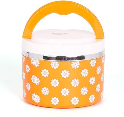JAYCO Insulated Latest Designed 1 Layer Lunch Box Orange 1 Containers Plastic School Lunch Box