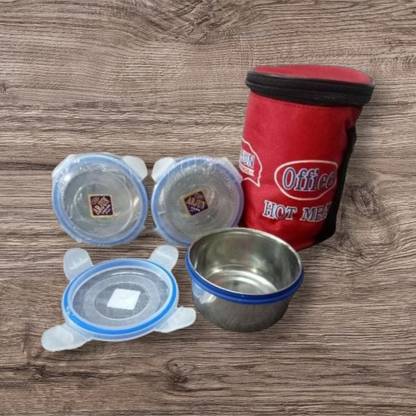 Arjun 3Set-Steel_LunchBox-111 3 Containers Lunch Box