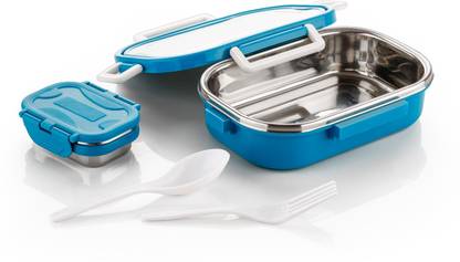 The Shashwat Product LunchBox, S.S, BPA free. 2 Containers Lunch Box