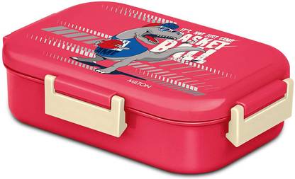 MILTON New Flatmate Inner Stainless Steel insulated Tiffin Box, 700 ml, Red 2 Containers Lunch Box
