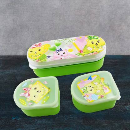 I Dream Works TIFFIN BOX SMART LUNCH BOX 3 Containers Lunch Box