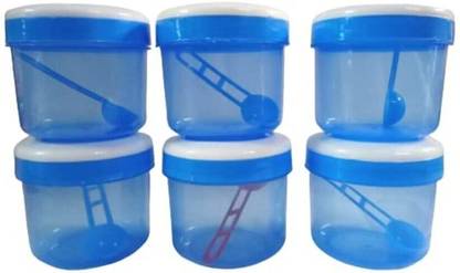 Smark Small Plastic Container/Box | Pack Of 12 | (Multioclor) 1 Containers Lunch Box