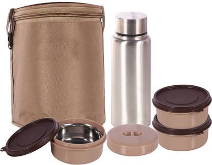 RISHABH PLAST Stellar Picnic Set 4 Containers Lunch Box