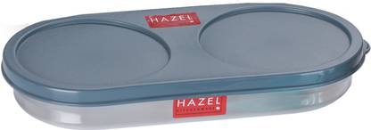 HAZEL Stainless Steel Oval Shape Container Roti box with Airtight 1 Containers Lunch Box