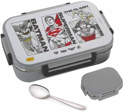 NAKODA STANLEY SMALL School Kids Steel Insulated Lunch Box with veg box and spoon 2 Containers Lunch Box