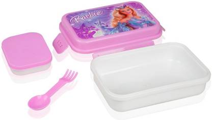 Hardin Snack Box for Kids School Plastic Lunch Box for Girls & Boy 2 Containers Lunch Box