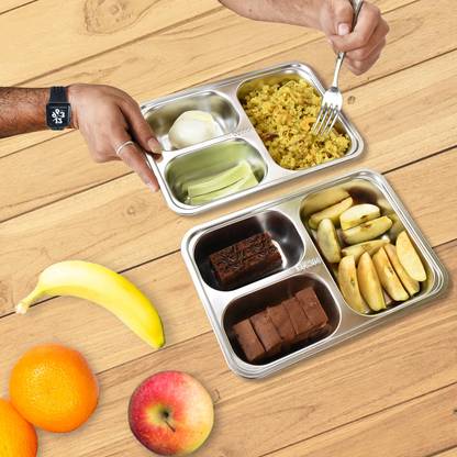 NODEL BOX899 3 Containers Lunch Box