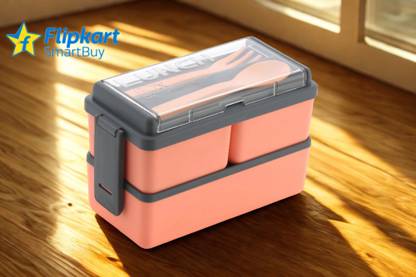 Flipkart SmartBuy Decent 3 Section Lock Lunch Box For College, School, Office 3 Containers Lunch Box