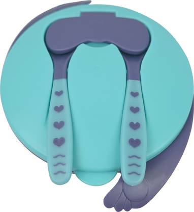 KYLO Flying Saucer Baby Feeding Bowl|Three Compartments|Silicon SuctionBaseHolds 1 Containers Lunch Box