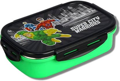 HALSEY Steel Lunch Box 2 Containers 950 ml, Thermoware (green) 2 Containers Lunch Box