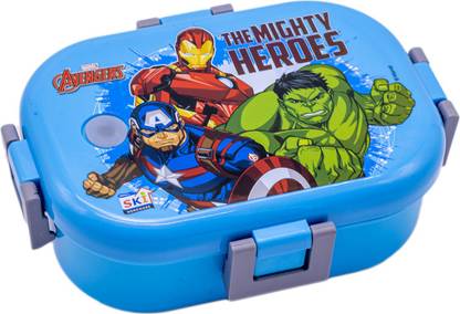 SKI Delicacy Small Insulated Lunch Box with Steel Inner 2 Containers Lunch Box