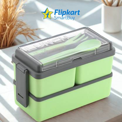 Flipkart SmartBuy Decent 3 Section Lock Lunch Box For College, School, Office 3 Containers Lunch Box