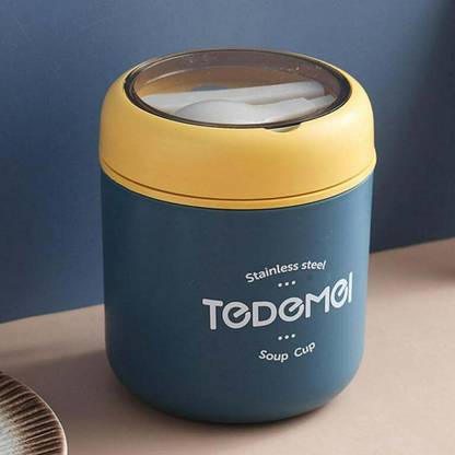 AARNASHOPPE Stainless Steel Soup Container with Spoon & Spoon Holder Lunch Box 1 Containers Lunch Box
