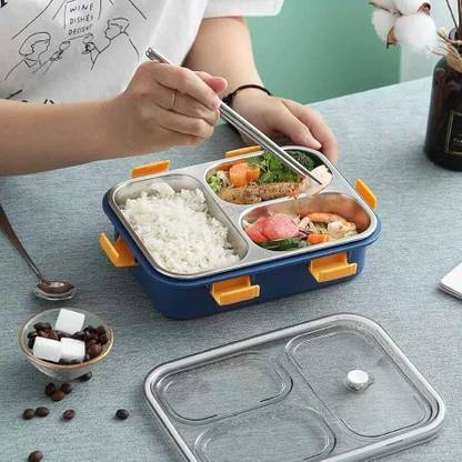 SUPPUM 1ULY 3 Containers Lunch Box