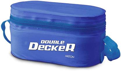 MILTON DOUBLE DECKER 3 CONTAINER LUNCH BOX 3 Containers Lunch Box