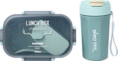 KYLO Mint Green On-the-Go Lunch Duo - Bento Box & Tumbler Set 1 Containers Lunch Box