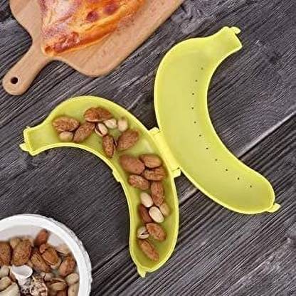 DECRONICS Banana Case Lunch Box Fruit Box for Kids, School,Picnic & Adult, Pack of 1 1 Containers Lunch Box