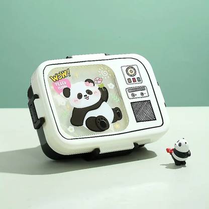 Better Buy Unicorn Television Double Layer Bento stainless steel 3 Containers Lunch Box