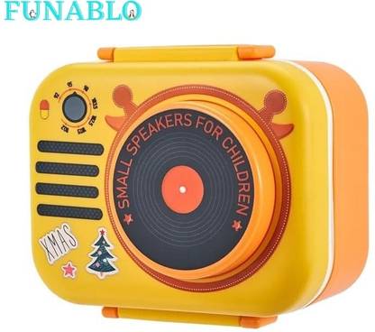 FUNABLO Stereo Buddy Smart Speaker Shaped Lunch Box for kids 3 Containers Lunch Box