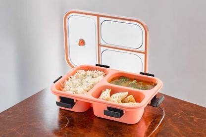 Relic Tokyo Compartment Leak Proof Lunch box LB-1059 3 Containers Lunch Box