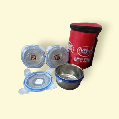 Arjun 3Set-Steel_LunchBox-132 3 Containers Lunch Box