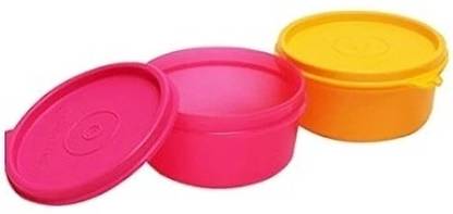 TUPPERWARE Tropical Twins 2 Containers Polypropylene, Plastic Office Lunch Box