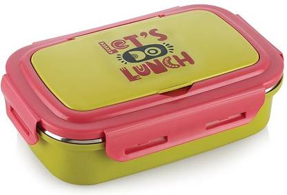 Titiksha sales Flip Style Leak-Proof Light Weight Tiffin Box,for Office, School, Picnic. 2 Containers Lunch Box