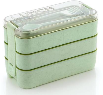 Jc trading BIG BENTO LUNCH BOX DAILY USE 3 Containers Lunch Box