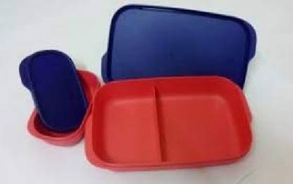 TUPPERWARE Plastic 2 Containers Plastic Office Lunch Box