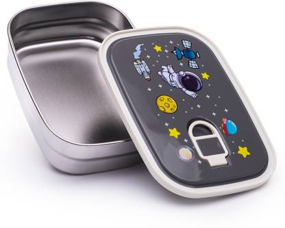 Durban Astronaut Designed Leakproof Airtight Grey Lunch Box For Kids 1 Containers Lunch Box