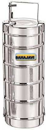 sahajavi Tiffin Carrier-5 Tire 5 Containers Lunch Box