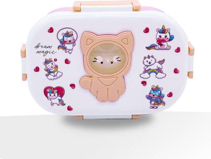 PLAST BOY Astro Kitty 1 Containers Lunch Box