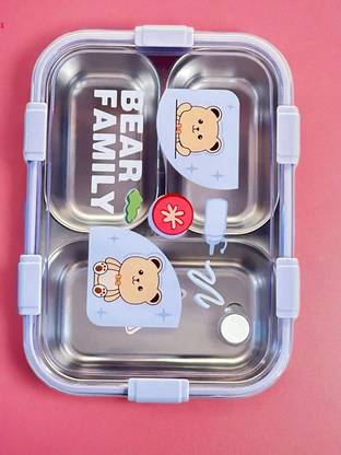 Ziddjeet A38-7088 12 Compartment Lunch Box 3 Containers Lunch Box