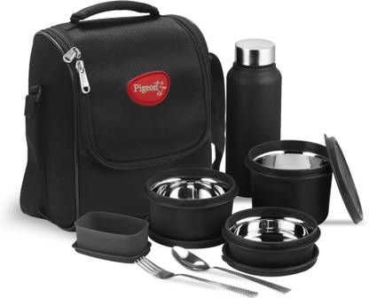 Pigeon Heat and Treat Microwave Safe 4 Containers Lunch Box  (1350 ml, Thermoware) at Rs. 699