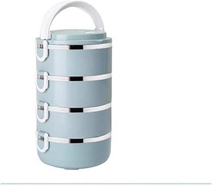 AKR Stainless Steel 2 Layer Leak Proof Lunch Box Containers Lunch Box 2 Containers Lunch Box
