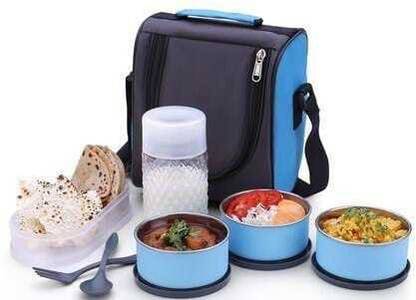 BRENTERPRISE BR03 3 Containers Lunch Box