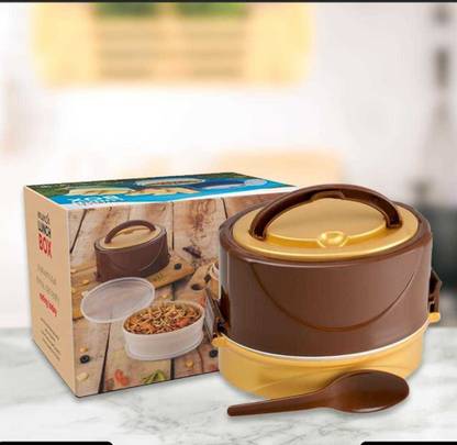 SHBOX CLASIC 2 LAYER LUNCH BOX AIRTIGHT LUNCH BOX 2 Containers Lunch Box