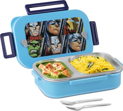 JAYPEE TOONBOX AVENGERS Lunch Box with 2 compartment for School Goer Gifting Multiuse 1 Containers Lunch Box