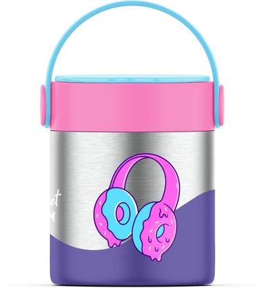 Rabitat Mealmate Lunch Flask with Folding Spoon 418 ML - Miss Butters 1 Containers Lunch Box