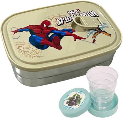 Mahakal Online Store Cartoon Insulated Stainless Steel Inner Tiffin 1 Containers Lunch Box