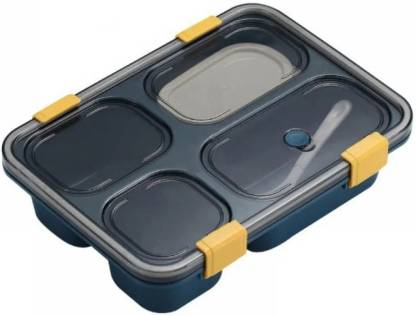CLUBX Multi-Compartment Lunch Box Bento 4 compartment food container 4 Containers Lunch Box