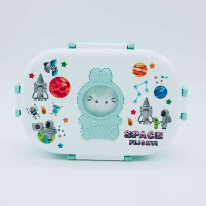 PLAST BOY Astro Kitty 1 Containers Polypropylene School Lunch Box