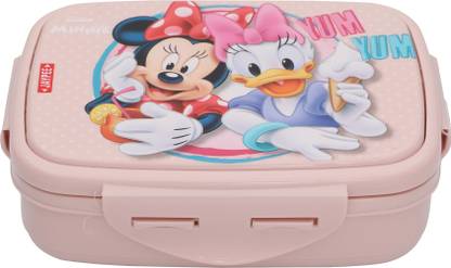 JAYPEE Steel Tek Jr. Insulated Lunch Box Mickey Mouse & Donald Duck 2 Containers Lunch Box